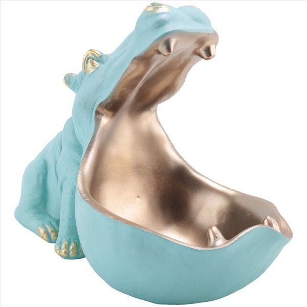 Figurine for Office Desk &amp; Entry Table Decor,Light Blue