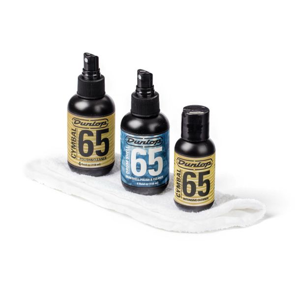 Dunlop System 65 Cymbal and Drum Care Kit