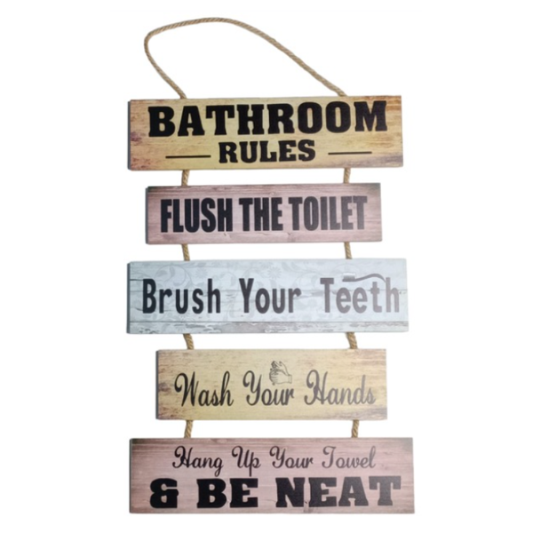 YY5014 Wooden Wall Hang Decor - 45cm