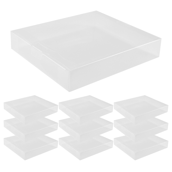Clear Cd Display Box Storage Protective Case 143X131X18Mm