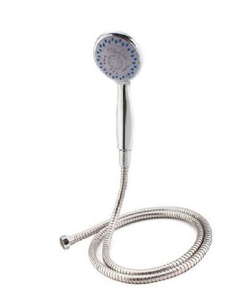 Shower Head Set Chrome Anti-Limescale Bath + 1.5M Hose