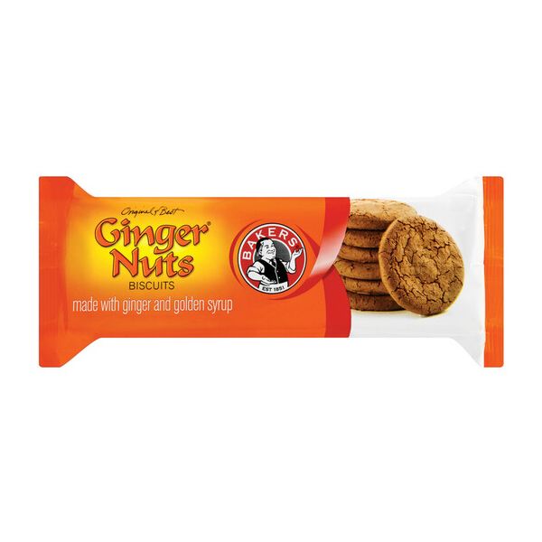 Bakers Ginger Nuts Biscuits 200 g x 12 Pack