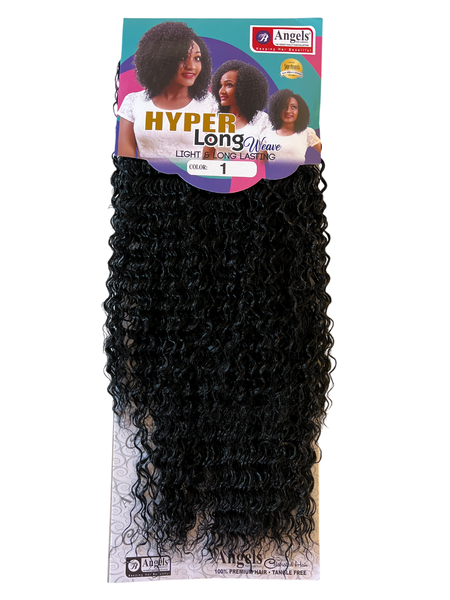 Angels Hyper Long Weave - Goddess/Bohemian curl - Color 1