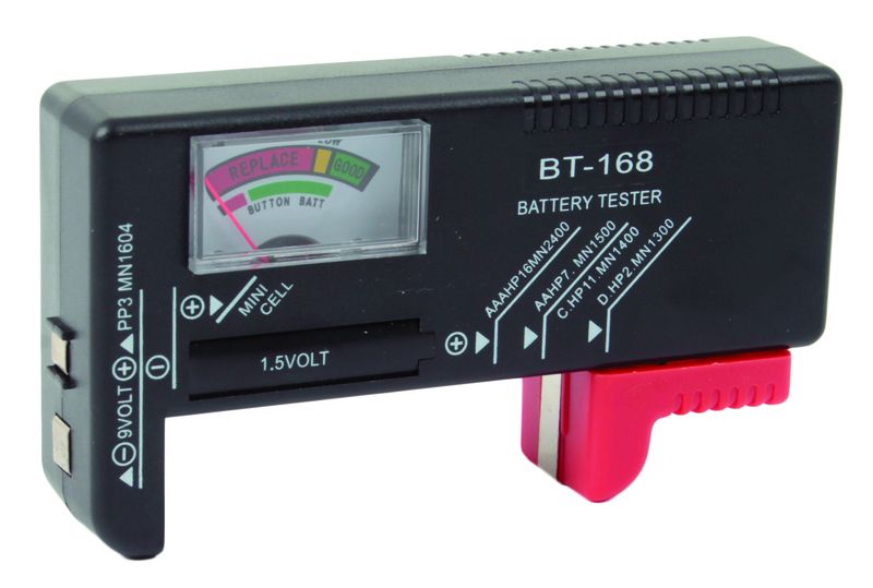 Battery Tester 1.5 - 9 Volt