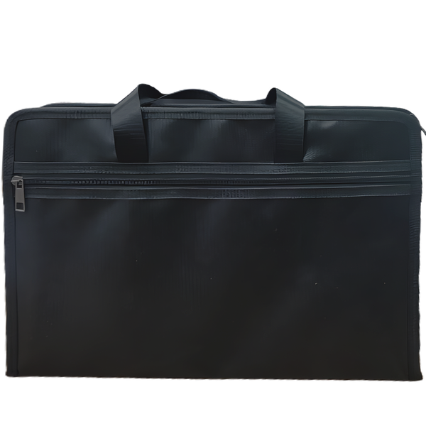 Fireproof Document Bag Fireproof File Folder - Black