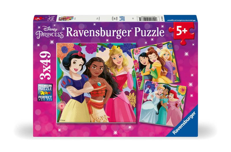 Ravensburger 3x49pc Disney Princess