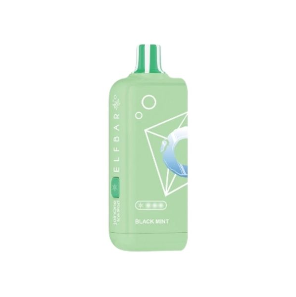 ElfBar Premium 16000 Puffs Disposable Pod Kit - Black Mint