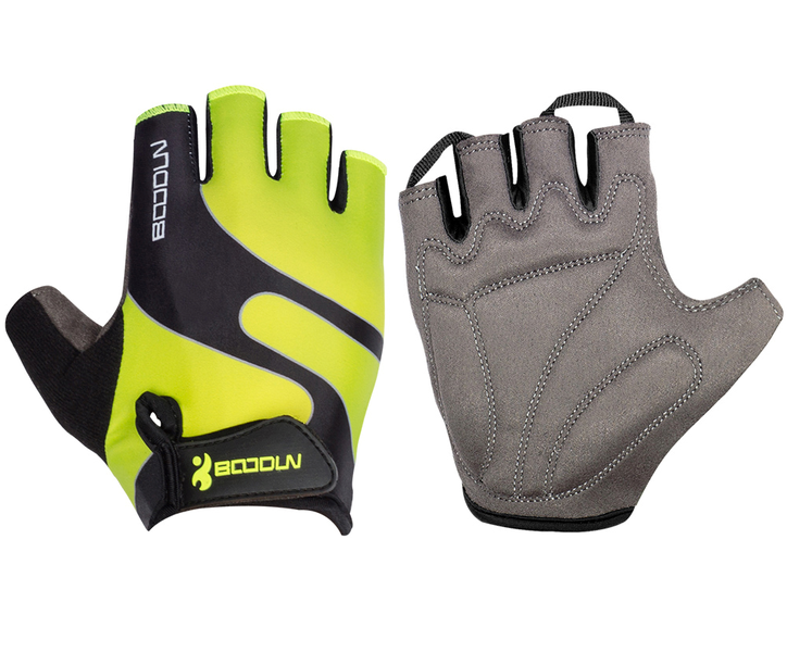 BOODUN Half Finger Cycling Gloves - Yellow