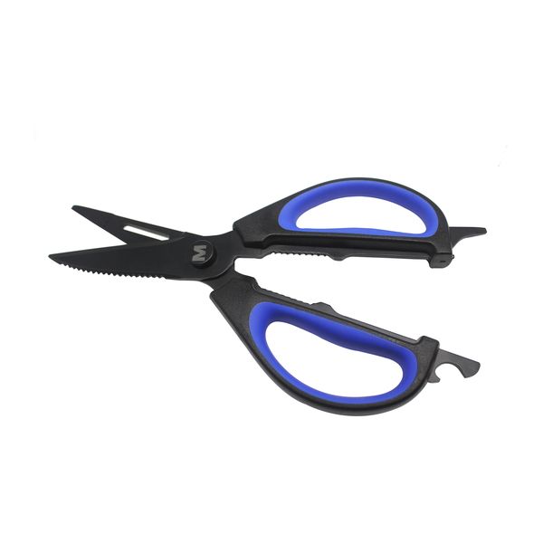 Mustad Fishing Bait Scissors - Black Blue MTB004