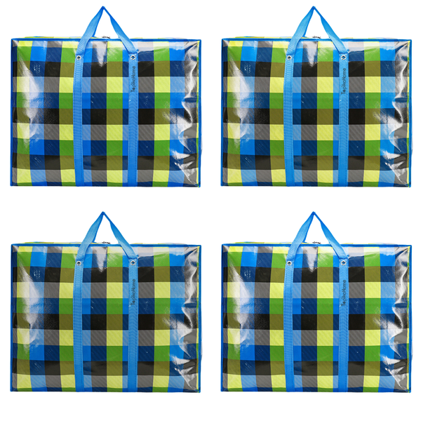 TopikaHome - Extra Large Moving Bags with Zippers &amp; Carrying Handles (135L)