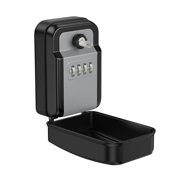 ALANES 4 Digit Combination Key Storage Lock Box Key Box for Spare Key
