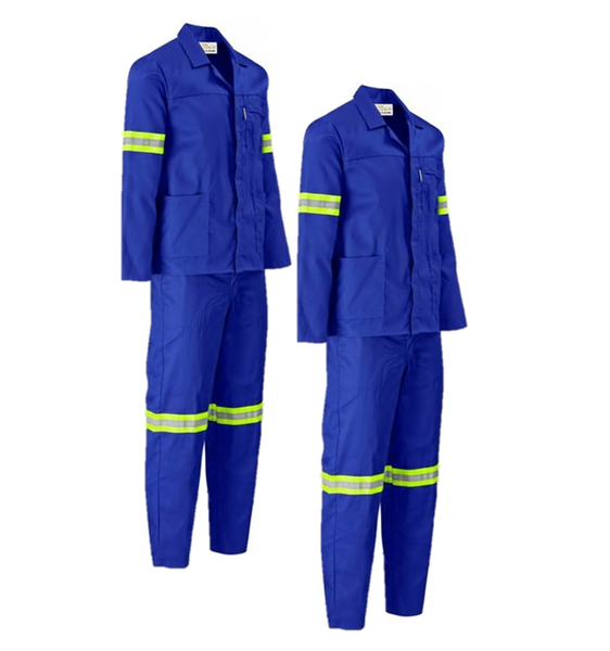 Passion Royal Blue 2-piece Conti suit with Reflective Tape - 2 Pack