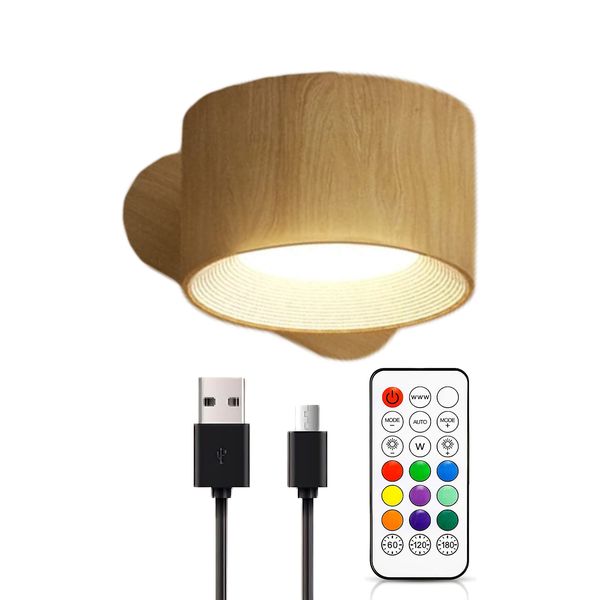 Candle Warmer Lamp with Wooden Base