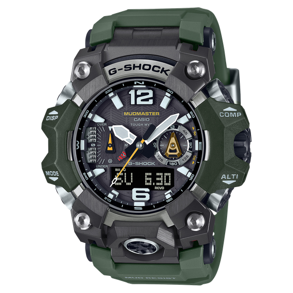 G-Shock Mens 200m Carbon Core Triple Sensor Mudmaster - GWG-B1000-3ADR