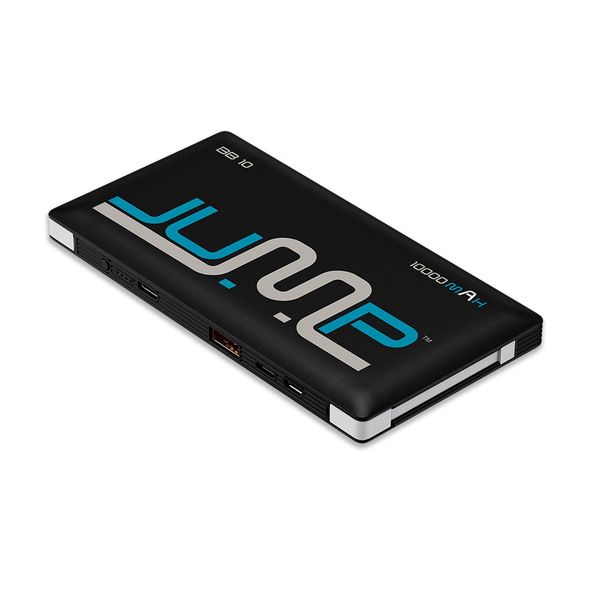 Jump BB10 - Slimline 10000mAh Battery Bank with Built-In Cables