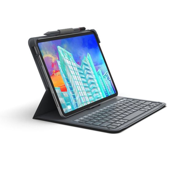 Zagg Messenger Folio 2 Keyboard Case Compatible with iPad 10.9" &amp; 11" (A16)