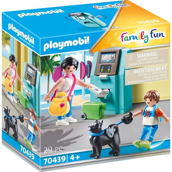 Playmobil Tourists with ATM 70439