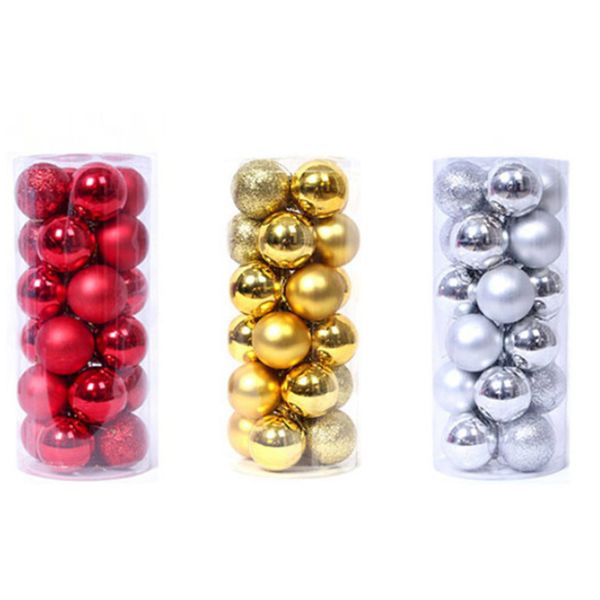 3CM Christmas Ball Ornaments Xmas Tree Party Home Hanging Decoration