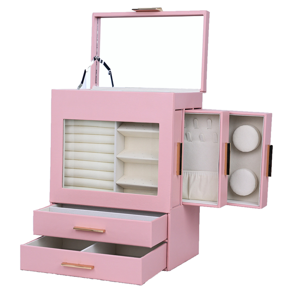 Jewellery Box Necklace Rings Organizer Women Gifts Jewellery Display Holder