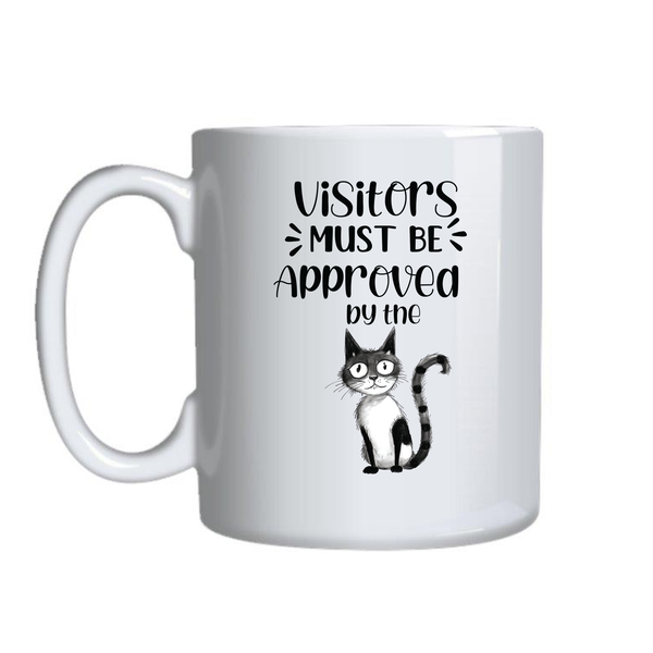 Approved By Mugs for Cat Lovers Funny Graphic Design Birthday Present