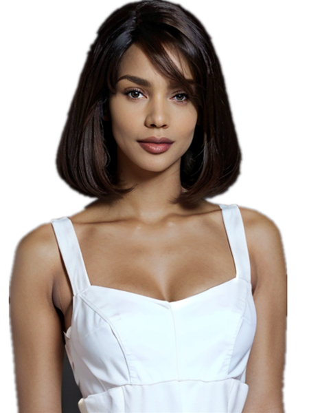 14 inches Natural Color Bob13x4 Frontal Lace Wig 15 A grade Human Hair