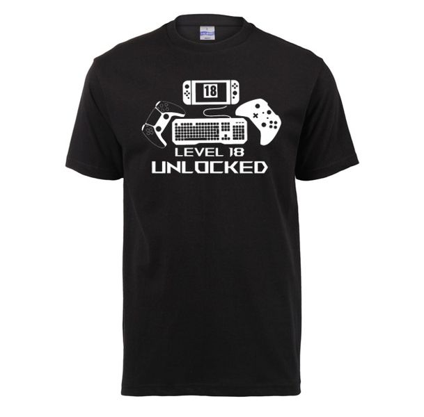 Level 18 Unlocked T-shirt - White