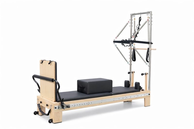 Pilates Reformer with integrated Tower - Half Cadillac by Eco Craft