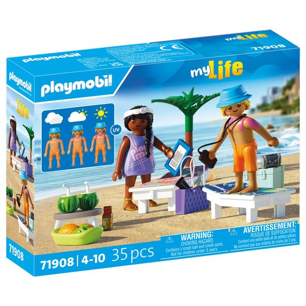 Playmobil Vacation on the Beach - Couples Trip at the Beach - 35 Pieces