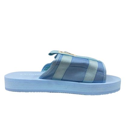 Jonathan D JD Jack Mens Bubble Gum Blue Slip On Sandals Shop