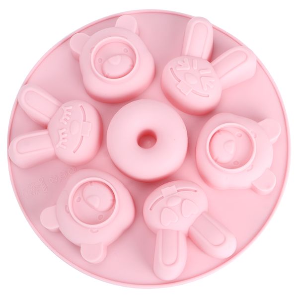 Cartoon Cake Mold Pink