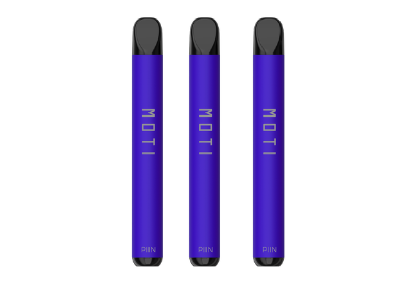 Moti PiinDisposable Vaping Device 600 Puffs Nic 2 Blueberry Parfait