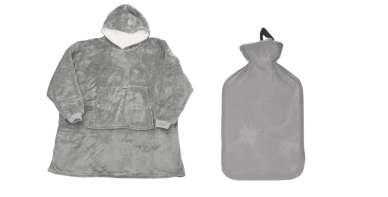 Lunae - Hoody Blanket and Hot Water Bottle with Cover