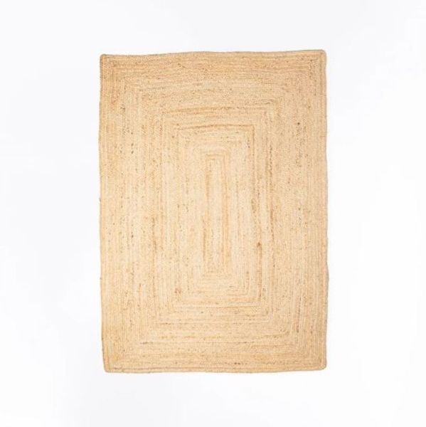 Novafurn Natural Rectangular Jute Rug