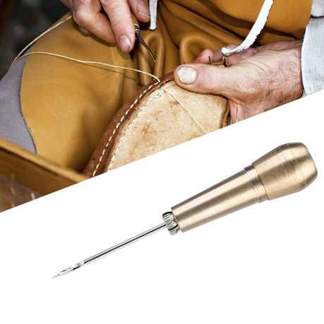 Swift Sewing Awl Leather Canvas Repair Stitcher Kit with 4 Needles