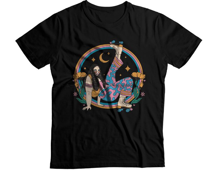 T-Shirt Fancy Girl Print