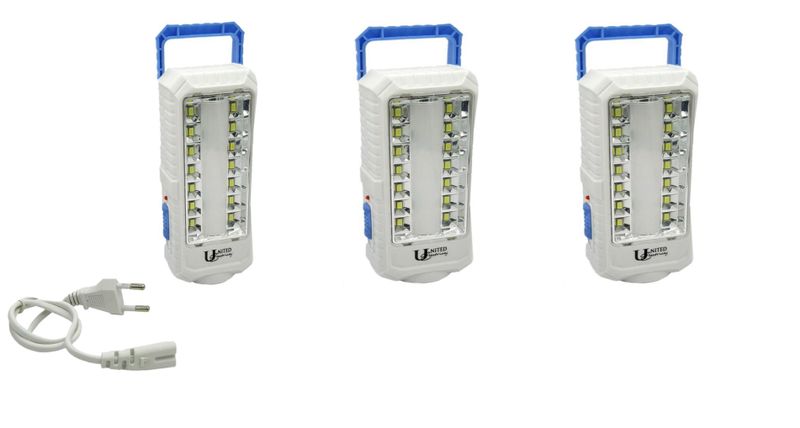 3 Solar Powered Rechargeable Lamp(23 SMD) with A Build-in Solar Panel