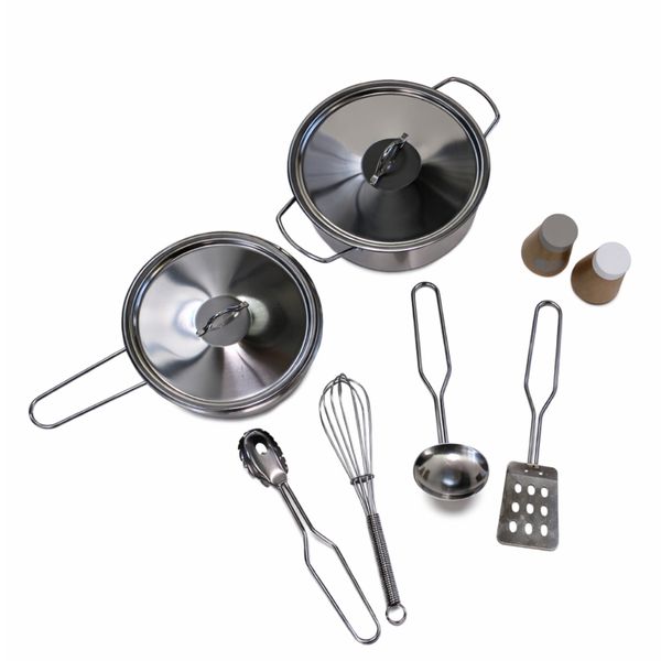 Prentend play pots &amp; pans with accessories