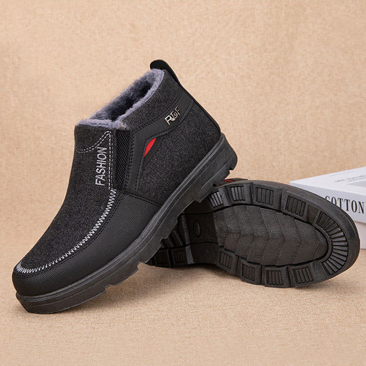 Men's Winter Snow Boots Non-slip Winter Snow Shoes Warm Walking
