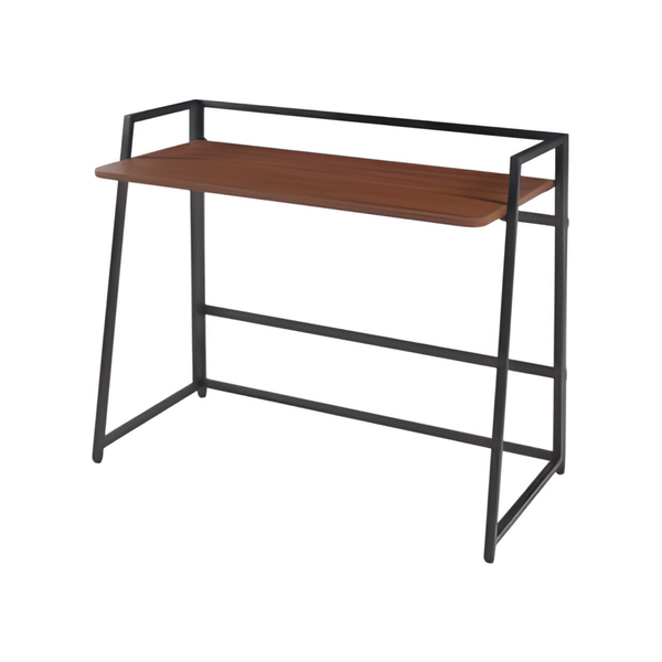 100 x 50 x 89cm Modern Wooden Top Folding Computer Desk With Metal Frame