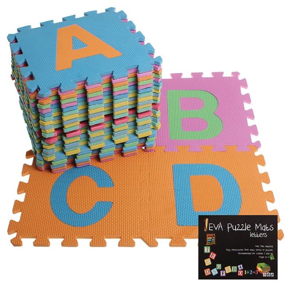 26 Piece Educational ABC Eva Foam Floor Mat - 28x28cm