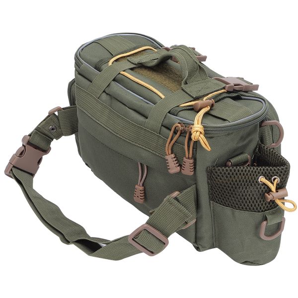 Army Green Waterproof Fishing Tool Bag