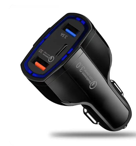 Quick Charge 3.0 Car Charger 5v.3.5A QC3.0 Turbo Fast Charging