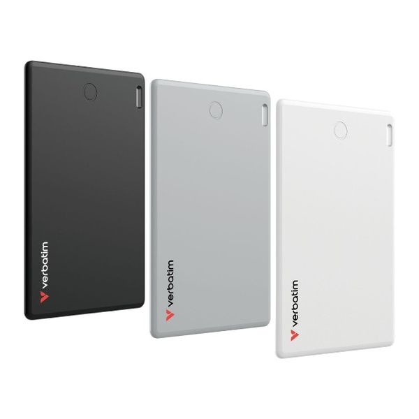 Verbatim My Finder Card Bluetooth Item Finder 3 Pack Black : Silver : White