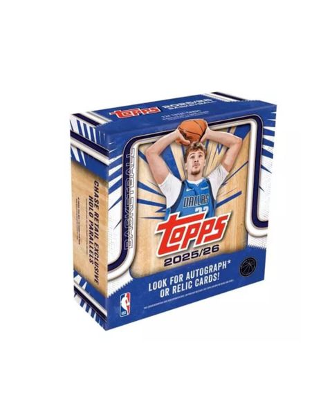 Topps NBA 2026 Basketball Trading Cards Mega Box (16 Packets)