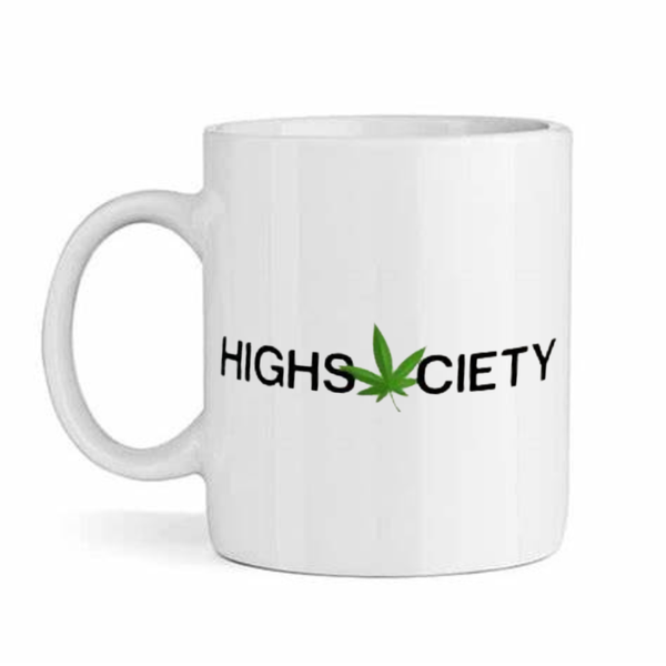 Highsociety weed smoker gift mug
