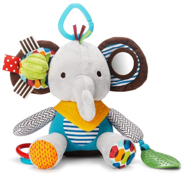 Baby Activity and Teething Toy with Multi-Sensory Rattle and Textures