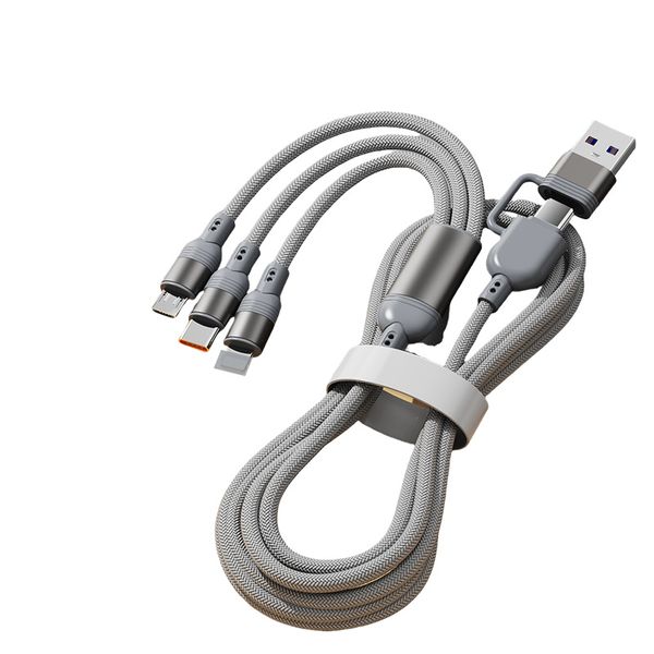 5 in 1 USB Type C to C/Lighting/Micro Fast Cable Compatible With Phones