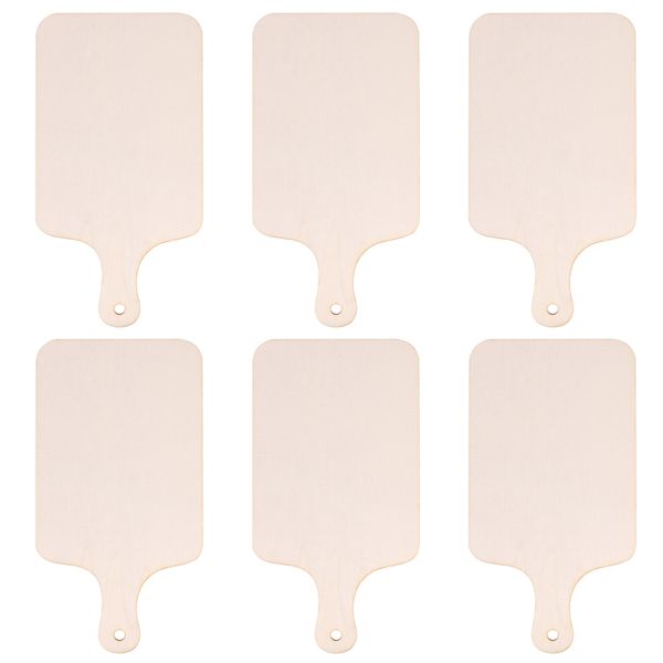 6 Piece Christmas Mini Wooden Cutting Board with Handle Chopping Board