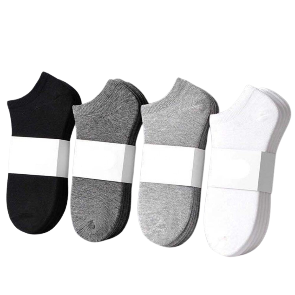 5 Pair Of Invisible Cotton Boat Socks Low Top Ankle Socks | Shop Today ...