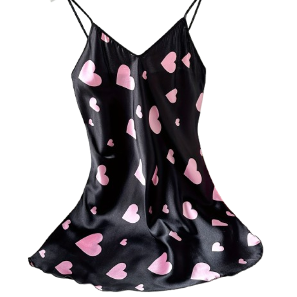 Comfortable V-Neck Spaghetti Strap Nightgown